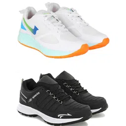 PENNEN Men Pair of 2 Running Non-Marking Shoes