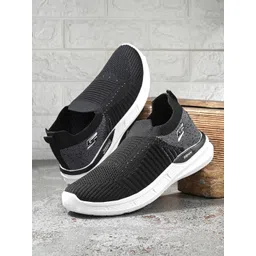 ZENG Men Mesh Walking Non-Marking Flyknit Shoes