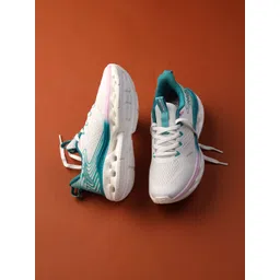 Action Women Mesh Lace-Ups Running Non-Marking Sports Shoes