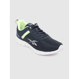 Reebok Men Navy Blue Woven Design Emergo LP Running Shoes