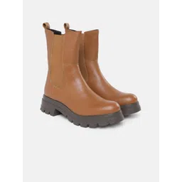 The Roadster Life Co. Women Mid-Top Chelsea Boots