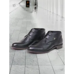 Buckaroo Men Mid Top Genuine Leather Work Regular Boots