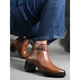 Louis Stitch Women's Tan Booties