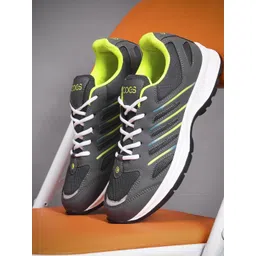 COGS Grey Non-Marking Mesh Walking Sports Shoes