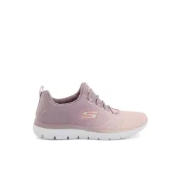 Skechers Women's SUMMITS-BRIGHT CHARMER Light Mauve Casual Slip On Shoe