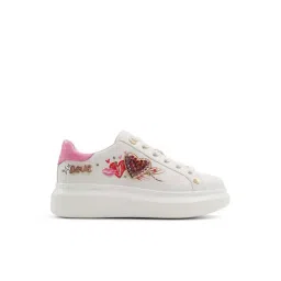 Aldo Women's Heartstep Pink Sneakers