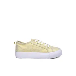 London Rag Women's Glam Doll Gold Sneakers