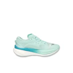 Puma Women's Mint Melt & Speed Blue Deviate NITRO 3 Running Shoes
