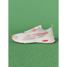 Puma Women's White, Pink Alert & Yellow Alert ProFoam Fuego Wns Res Running Shoes