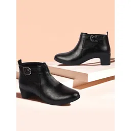 FAUSTO Women Mid-Top Chelsea Boots