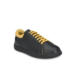 Delize Men's Black Casual Sneakers
