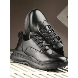 Hoversole Men's Gravity-2 Black Casual Sneakers