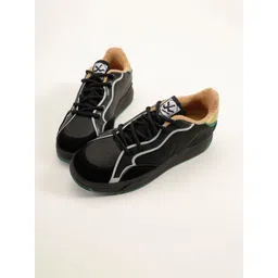 WROGN Men Colourblocked PU Sneakers