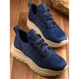 Hoversole Men's Gravity Navy Casual Sneakers