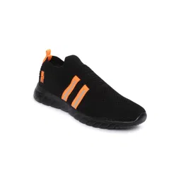 Paragon Men Black & Orange Running Shoes