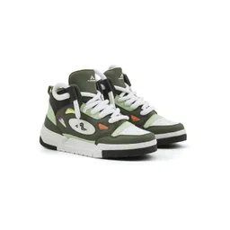 adeboy Men Colourblocked PU Sneakers