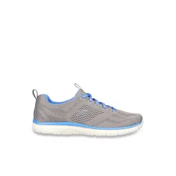 Skechers Women's VIRTUE-KIND FAVOR Grey Blue Casual Lace Up Shoe