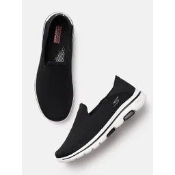 Skechers Men Black GO WALK 5- JETTER Walking Non-Marking Shoes