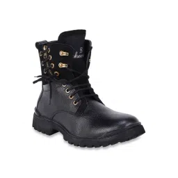 Shences Black Derby Boots