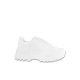 Shoetopia Women's White Casual Sneakers