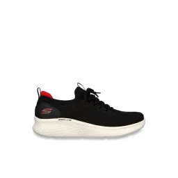 Skechers Men's SKECH-LITE PRO - FAINT FLAIR Black Red Casual Slip On Shoe