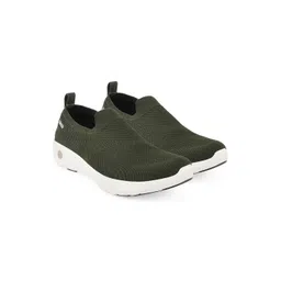 Campus Men Olive Green Mesh Running Shoes