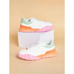 Forever Glam by Pantaloons Women's White Sneakers