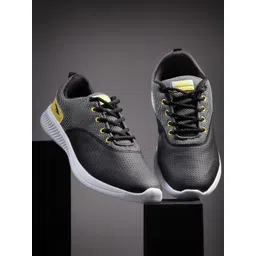 ASIAN Men Grey Mesh Running Shoes