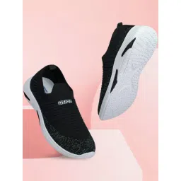 Asian Women's Black Walking Shoes