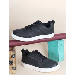 Aqualite Men Textured Lace-Ups Sneakers