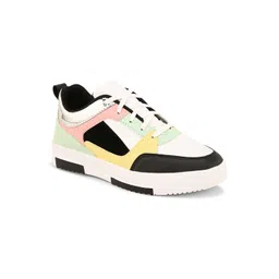 glitchez Men Colourblocked Lace-Ups Sneakers