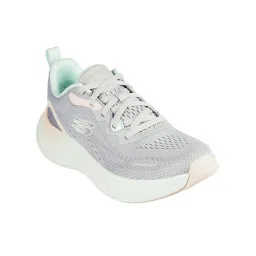 skechers SKECHERS Women SKECH CLOUD-GENTLE GLOW Grey Lace Up Casual Sneakers