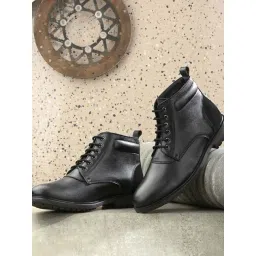 Giorgio Men's Black Derby Boots