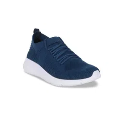 M7 by Metronaut Men Blue Woven Design Slip-On Sneakers