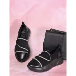 Jove Women's Mid Night Casual Sneakers