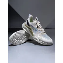 Red Tape Men Beige Mesh Walking Shoes