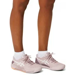 Asics Women's GEL-RESOLUTION 9 Dusty Pink Tennis Shoes