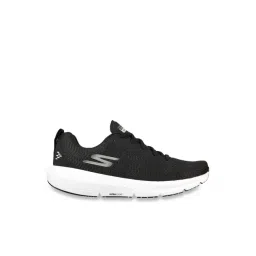 Skechers Men's GO RUN SUPERSONIC Black White Running Shoes