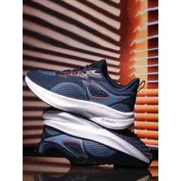 Asian Men's HYPERCUSHION-04 Navy Running Shoes