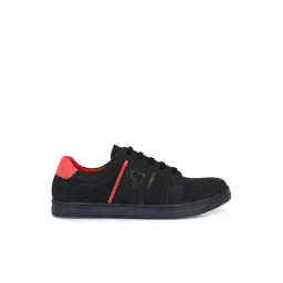 San Frissco Men's Black Casual Sneakers
