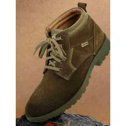 Mochi Men's Olive Boots