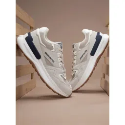Red Tape Men's Retro Rush Beige Running Shoes