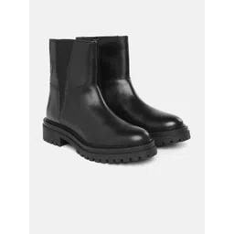 Geox Women D Iridea Leather Chelsea Ankle Boots