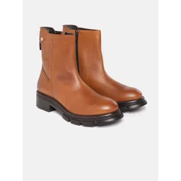 Nautica Women Mid-Top Chunky Boots