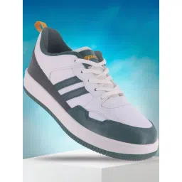 Sparx Men's Green & White Casual Sneakers