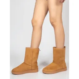 Truffle Collection Women's Camel Snow Boots
