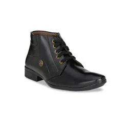 Hundo P Men Black Solid Casual Regular Boots
