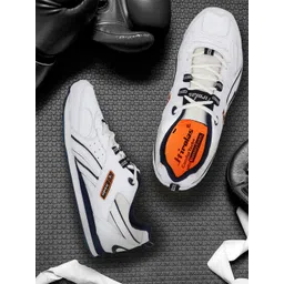 HIROLAS Men White Synthetic Running Shoes