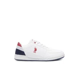 U.S. Polo Assn. Men's White Casual Sneakers