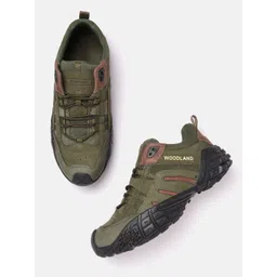 Woodland Men Leather Sneakers